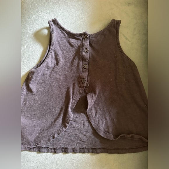 EUC Old Navy Palm Leaves Tulip Back Tank 3T - Picture 3 of 4